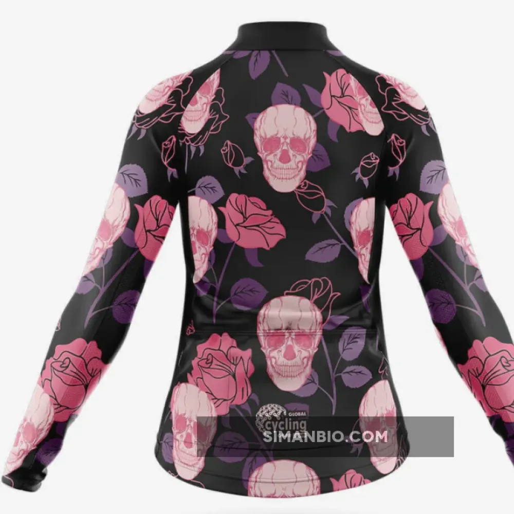 Pink Skull - Women's Cycling Kit Full Set