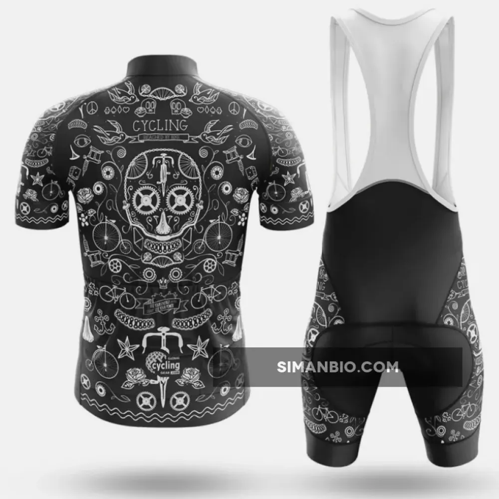 Black Tattoo Cycling Jersey Cycling Jersey