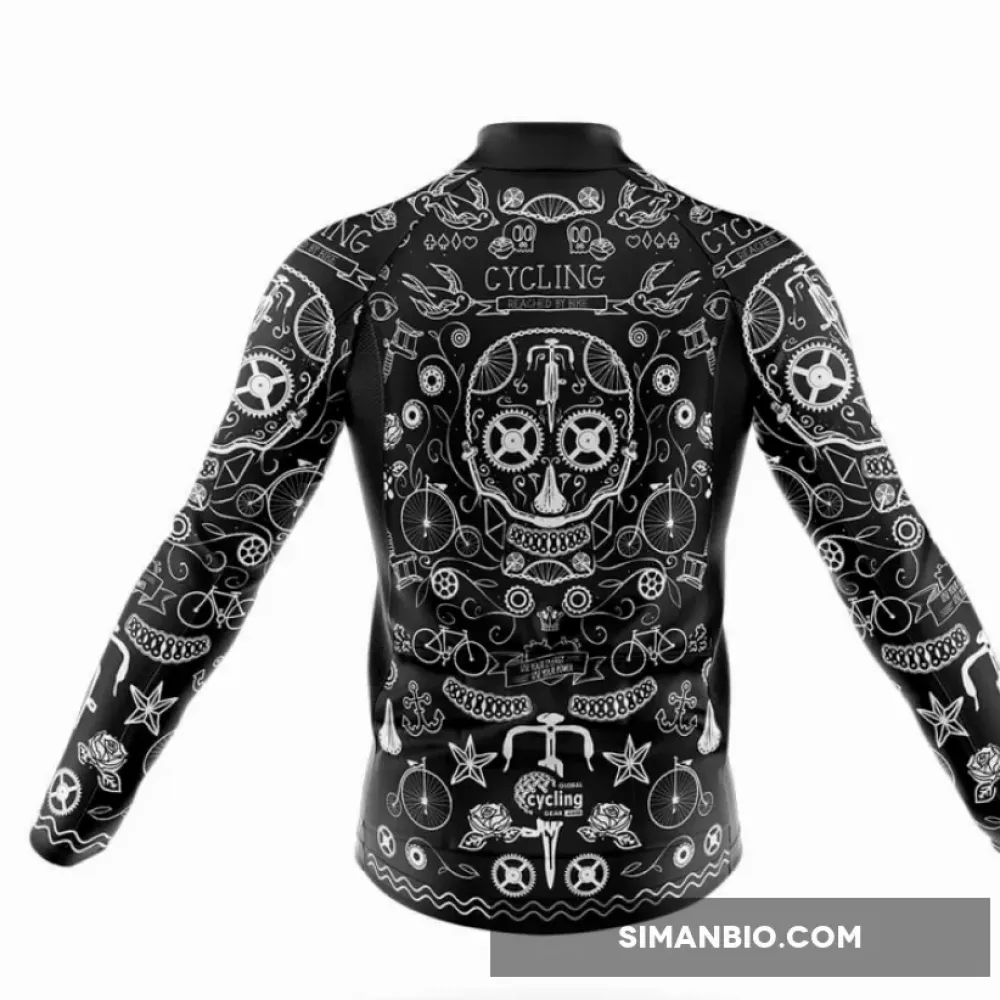 Black Tattoo Cycling Jersey Cycling Jersey