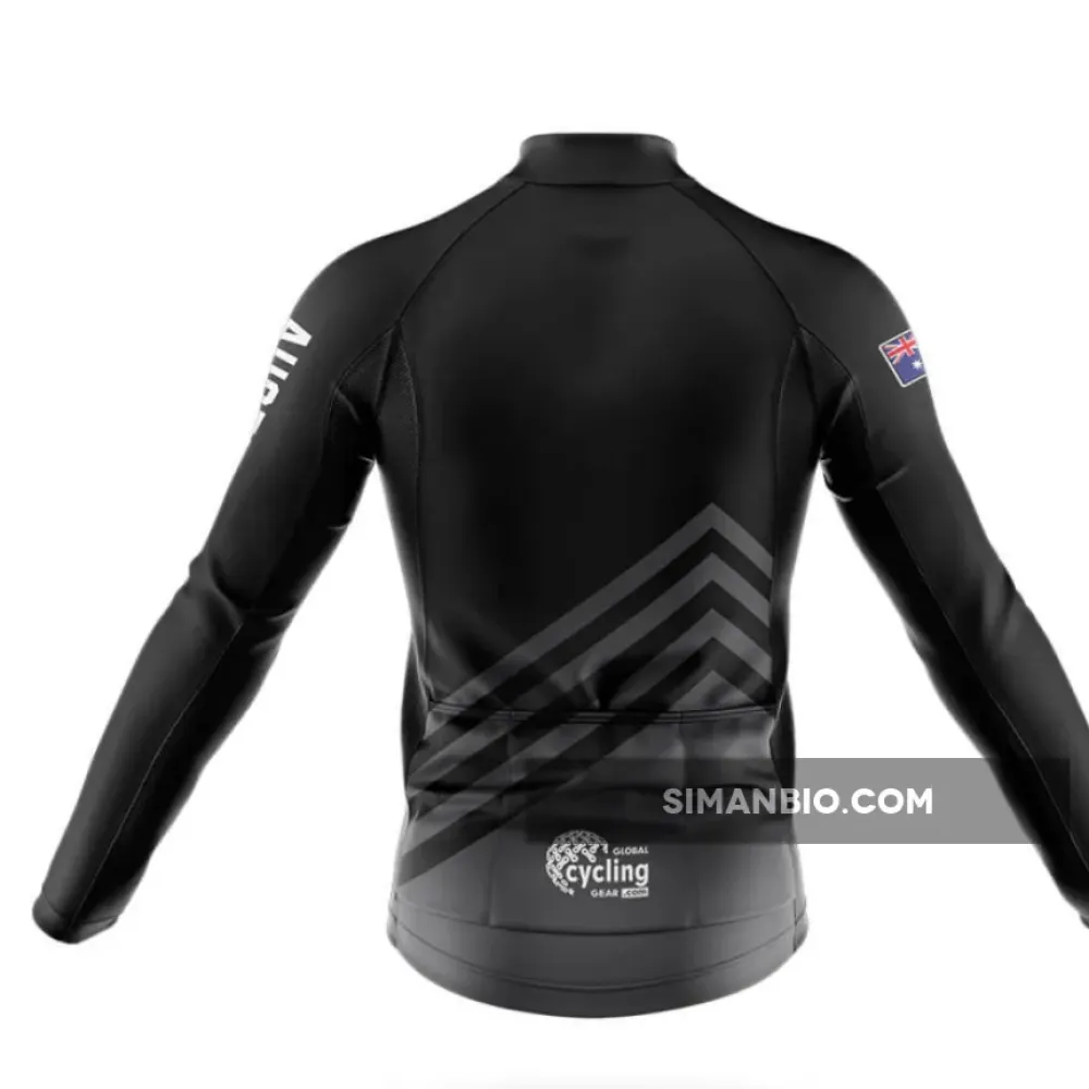 Australia S5 Black Cycling Jersey