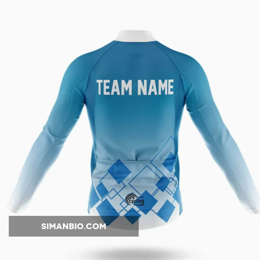 Custom Team Name V19 Long Sleeve Cycling Jersey