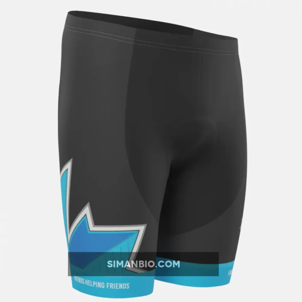 Men's Iron Team - Cops For Cancer Gel Padded Cycling Shorts
