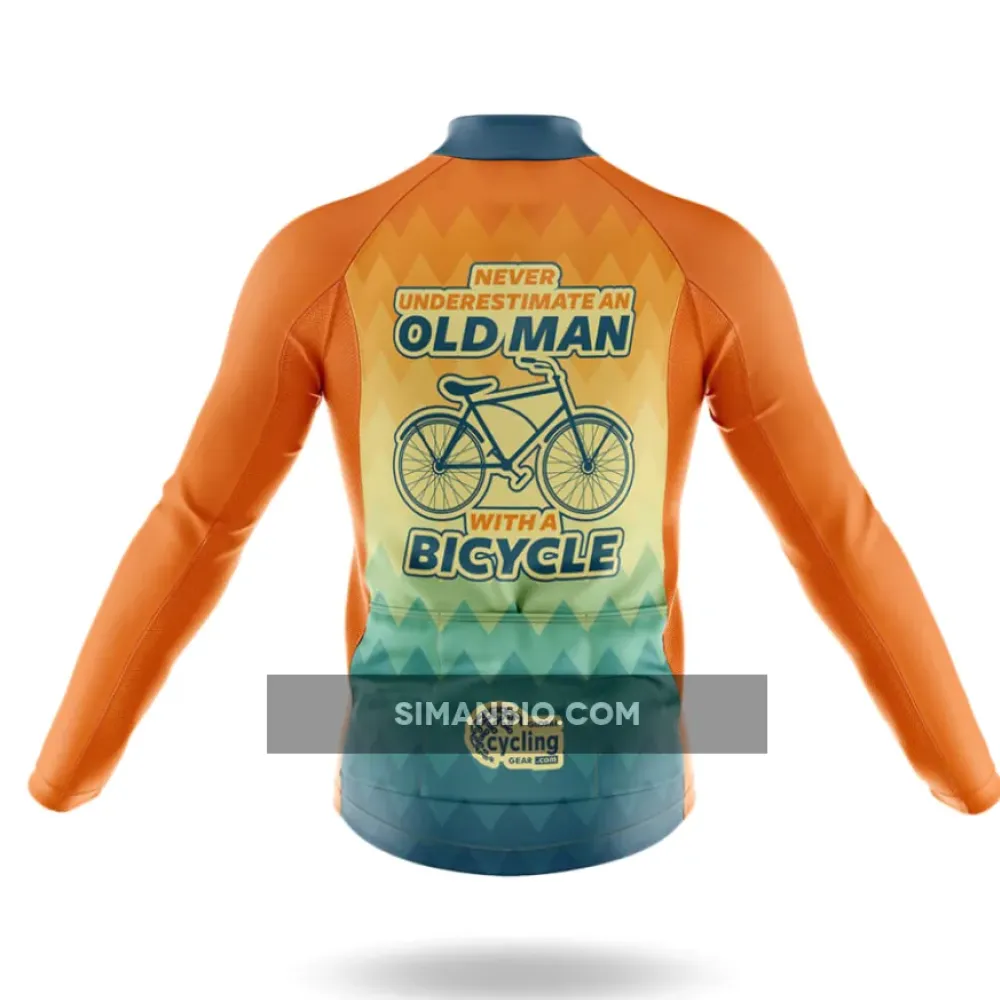 Old-Timer Biker Men's Long Sleeve Cycling Jersey