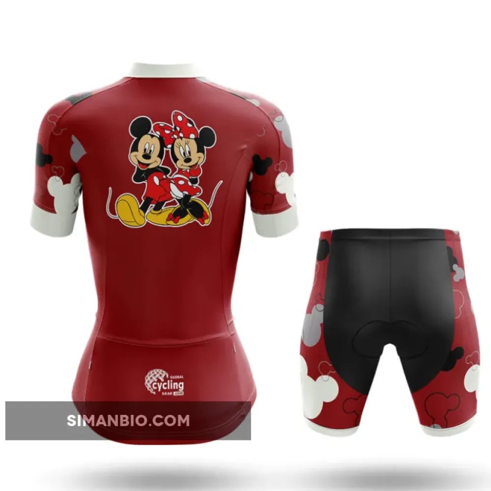 Micky & Minnie Mouse - Women's Long Sleeve Cycling Jersey