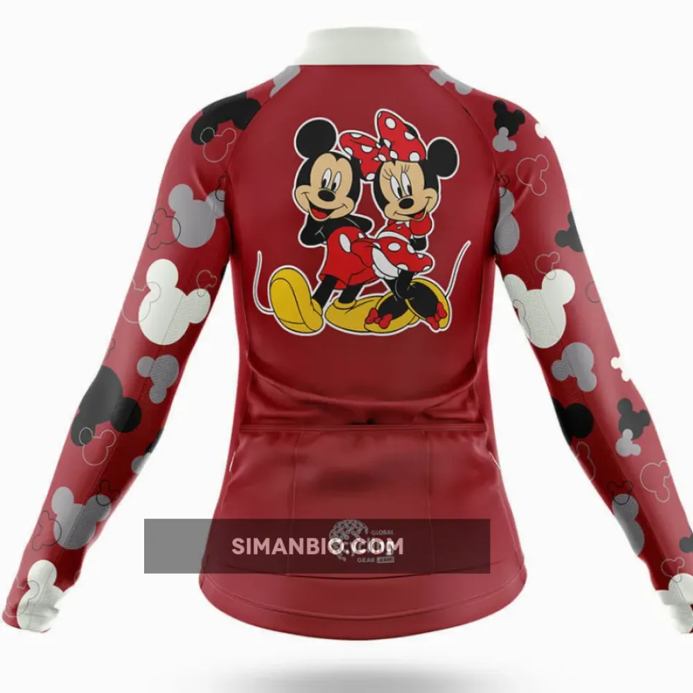 Micky & Minnie Mouse - Women's Long Sleeve Cycling Jersey