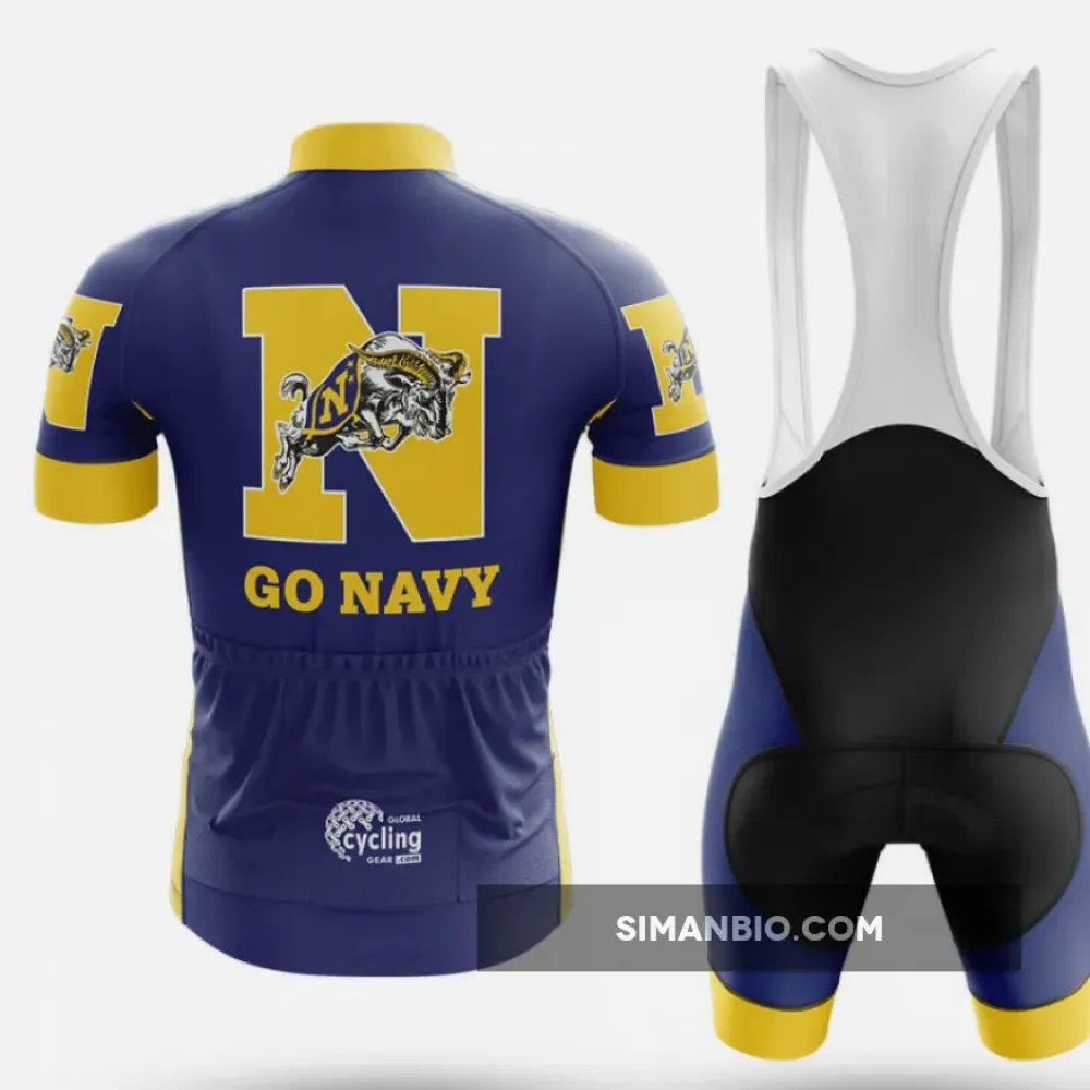 Go Navy Long Sleeve Cycling Jersey