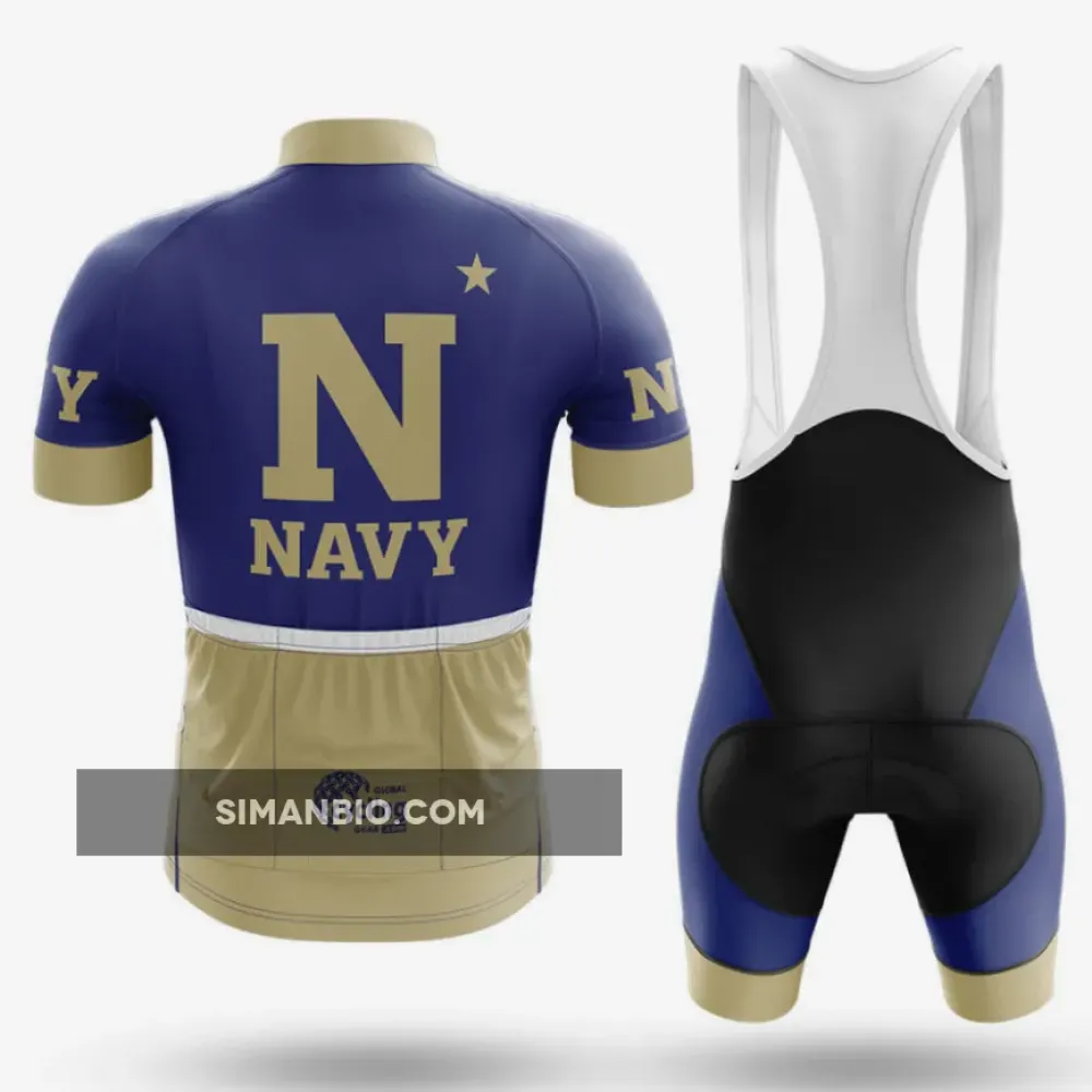 Navy Midshipmen Cycling Bibs