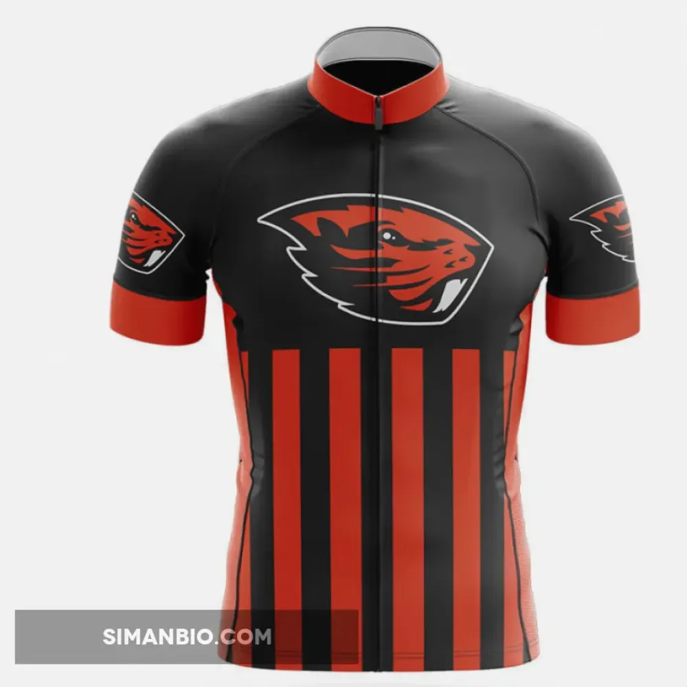 Oregon State University USA Long Sleeve Cycling Jersey