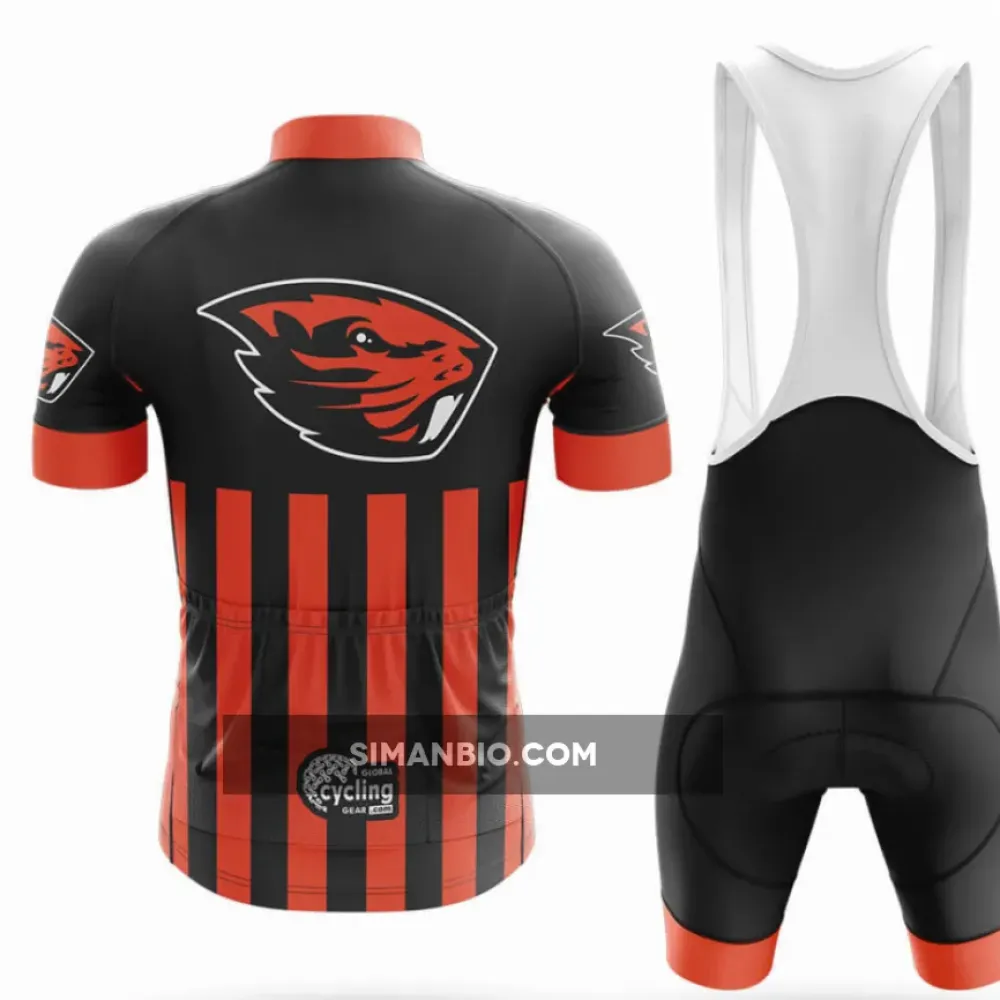 Oregon State University USA Long Sleeve Cycling Jersey
