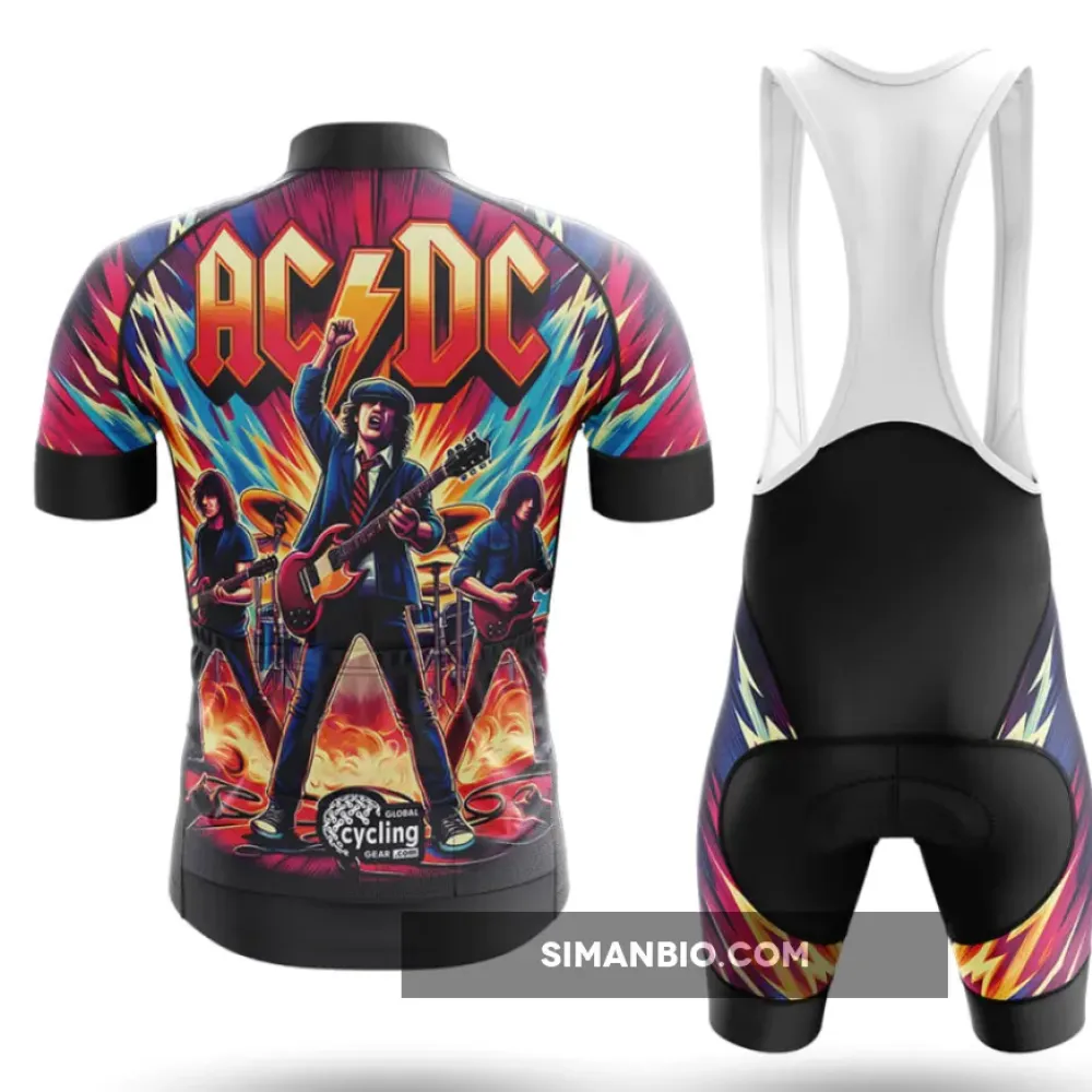 AC DC Long Sleeve Cycling Jersey Only