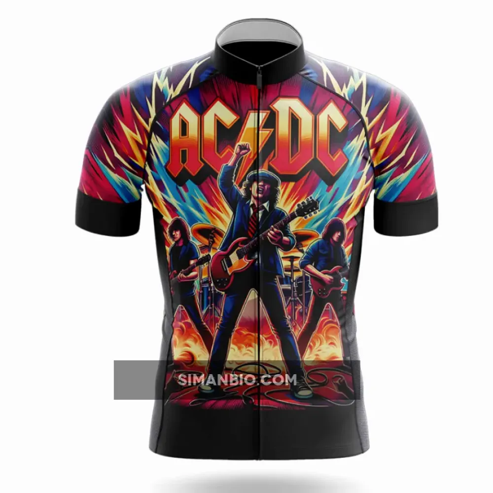 AC DC Long Sleeve Cycling Jersey Only