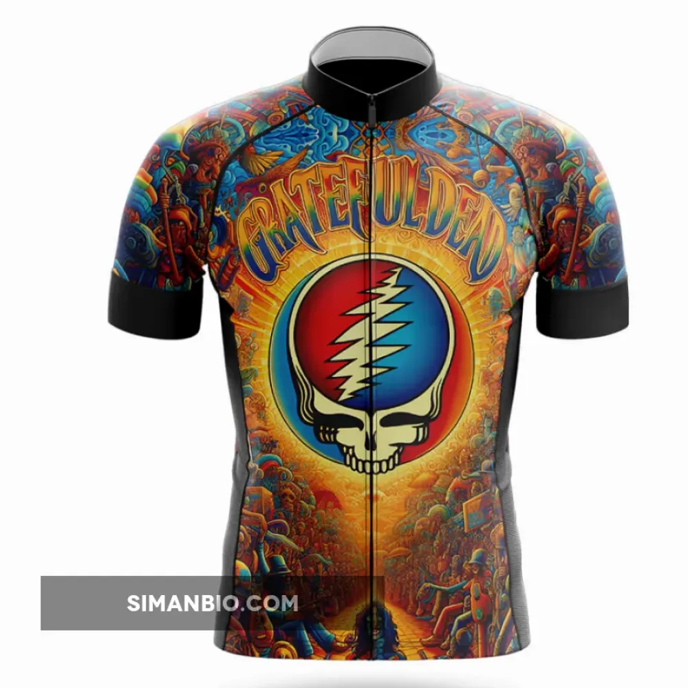 Grateful Dead Long Sleeve Cycling Jersey Only