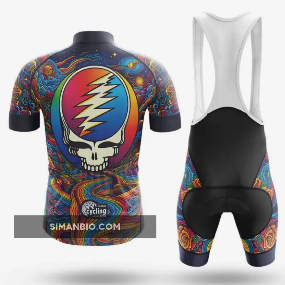 Grateful Dead Cycling Jersey- Bibs Only / Ver.3