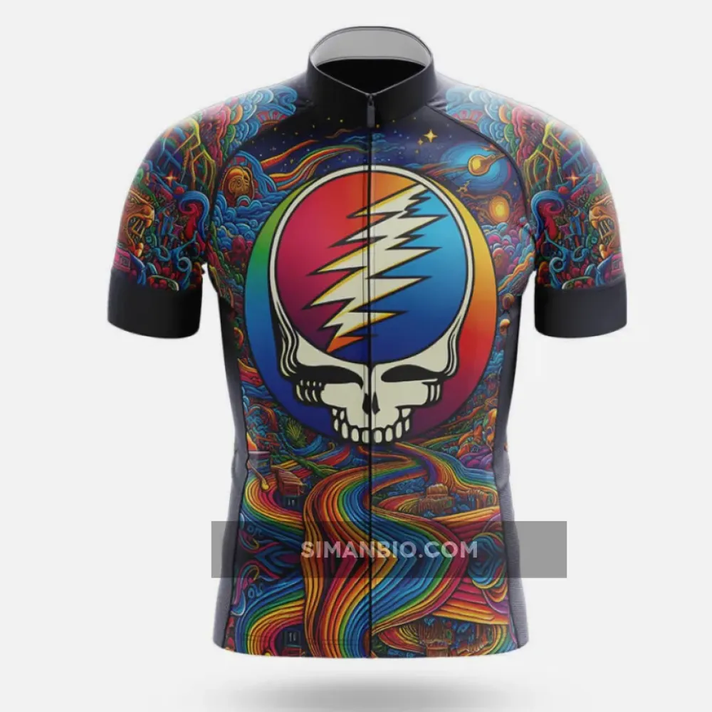 Grateful Dead Cycling Jersey- Bibs Only / Ver.3