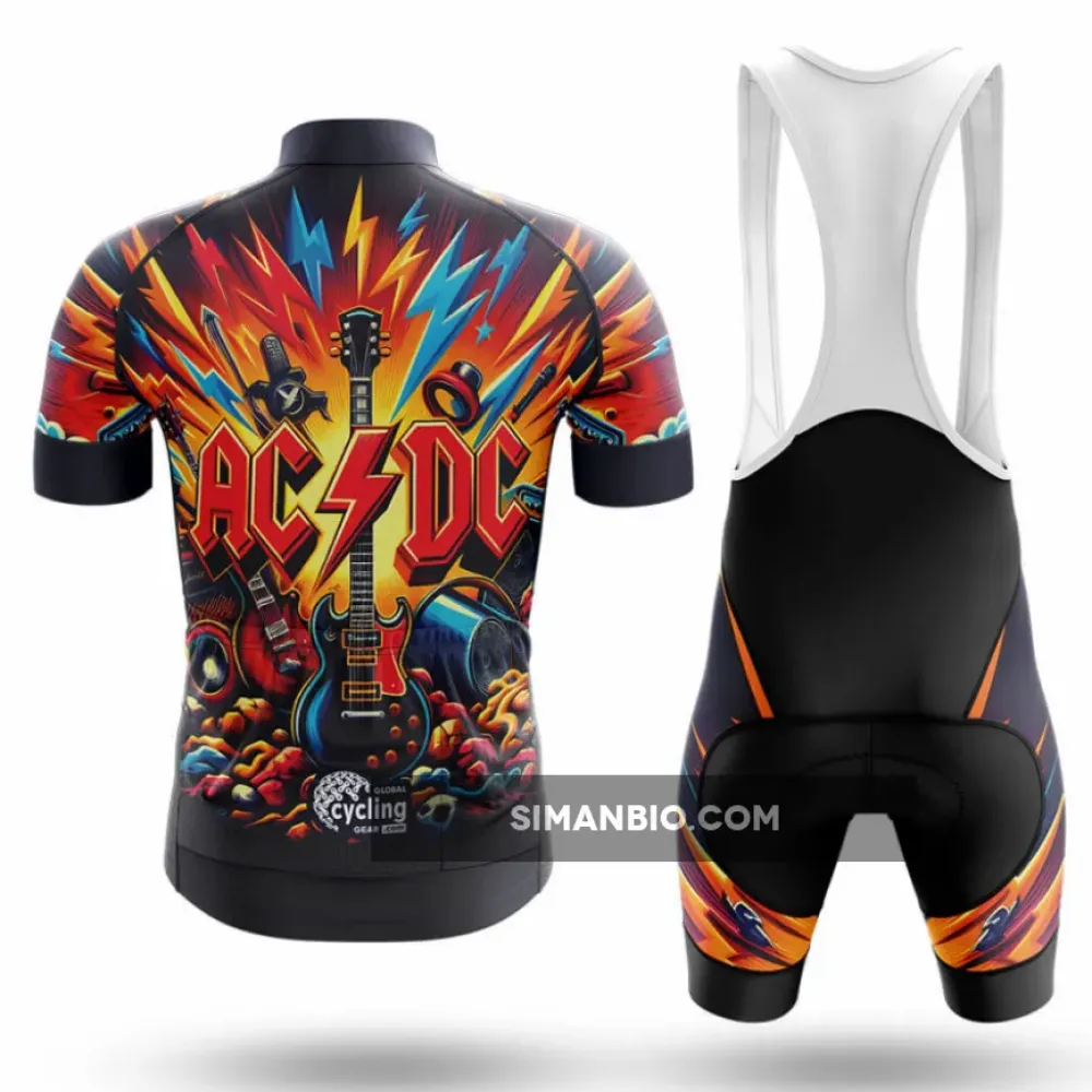 AC DC Cycling Jersey- Long Sleeve Jersey / Ver.2