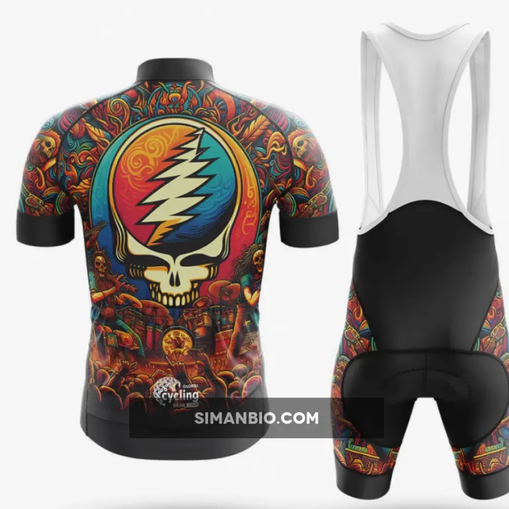 Grateful Dead Cycling Jersey- Bibs Only / Ver.2
