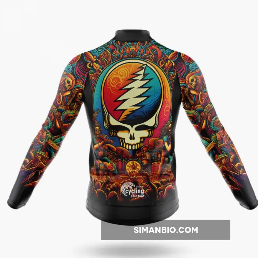 Grateful Dead Cycling Jersey- Bibs Only / Ver.2