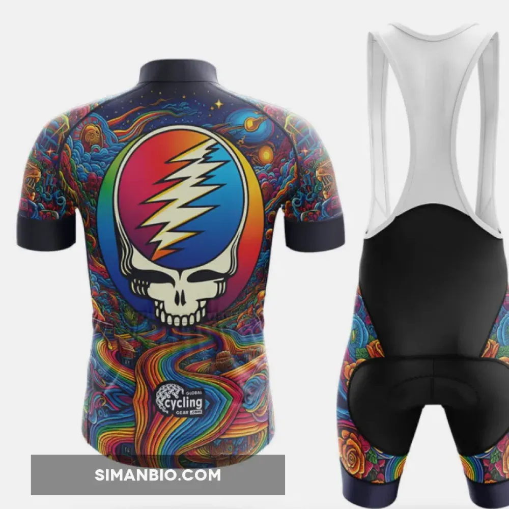 Grateful Dead Cycling Jersey- Long Sleeve Jersey / Ver.3