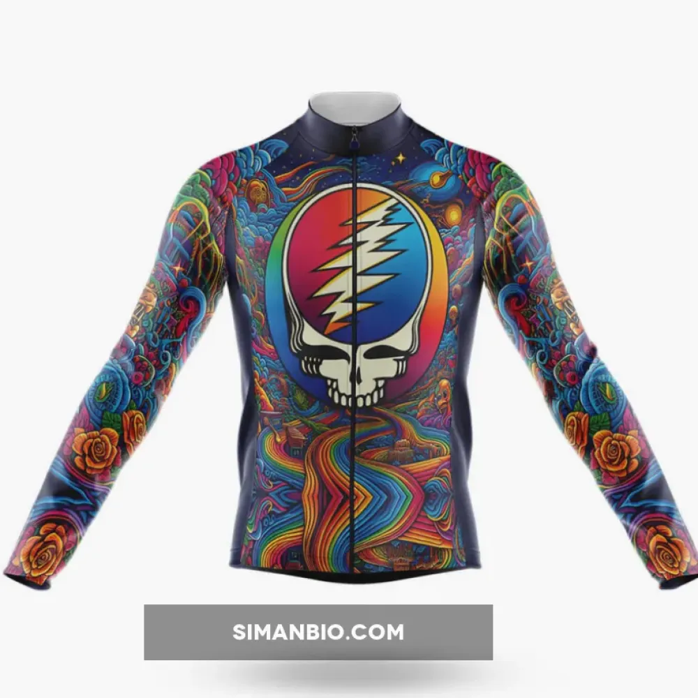 Grateful Dead Cycling Jersey- Long Sleeve Jersey / Ver.3