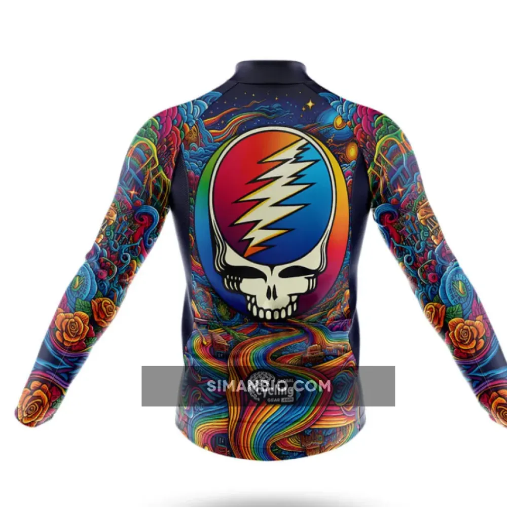Grateful Dead Cycling Jersey- Long Sleeve Jersey / Ver.3