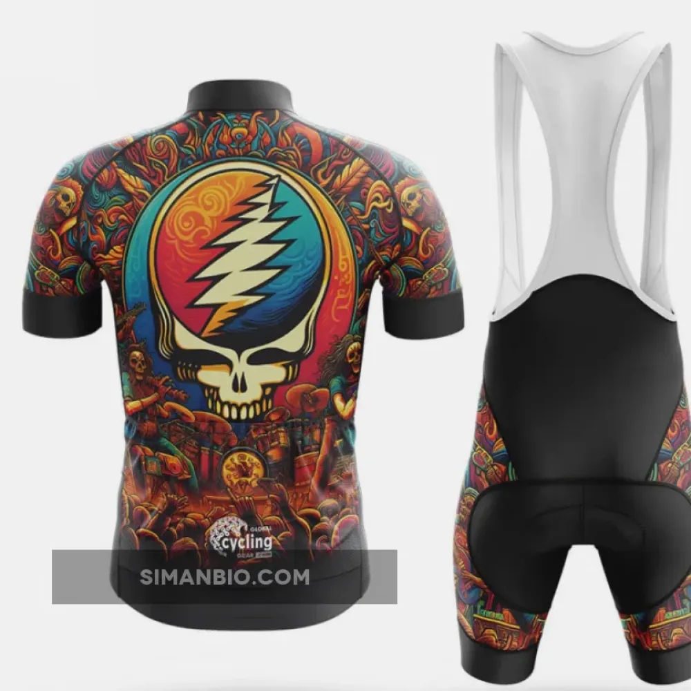 Grateful Dead Cycling Jersey- Long Sleeve Jersey / Ver.2