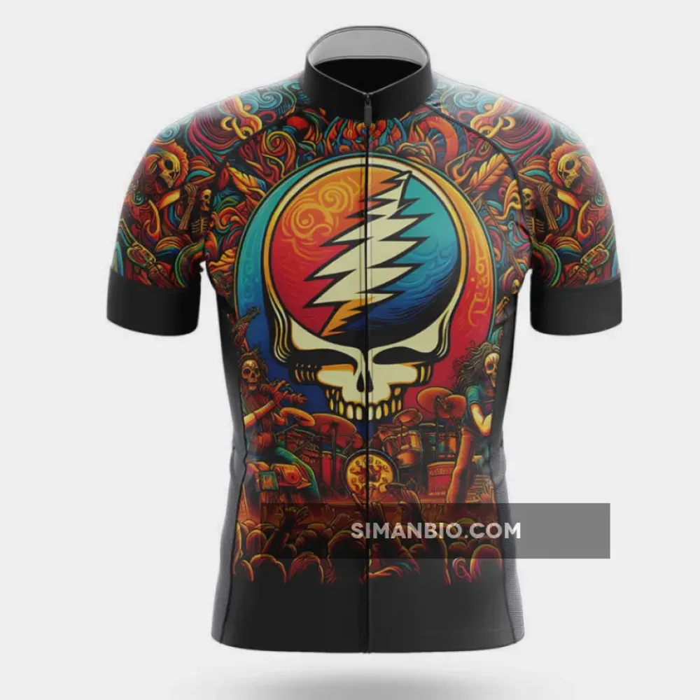 Grateful Dead Cycling Jersey- Long Sleeve Jersey / Ver.2