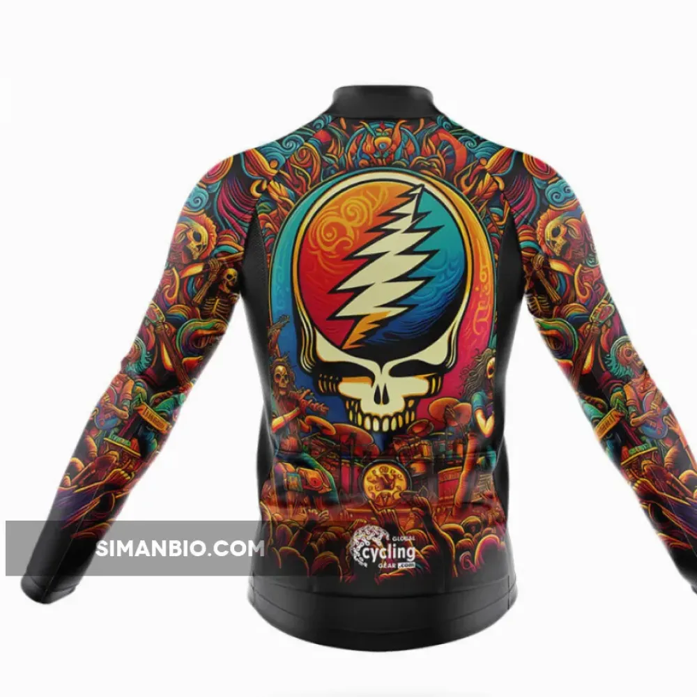 Grateful Dead Cycling Jersey- Long Sleeve Jersey / Ver.2