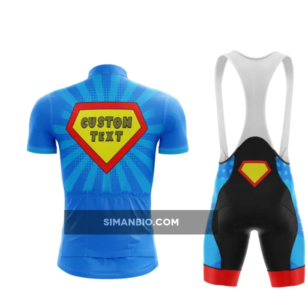 Superman Pop Art Custom Cycling Kit