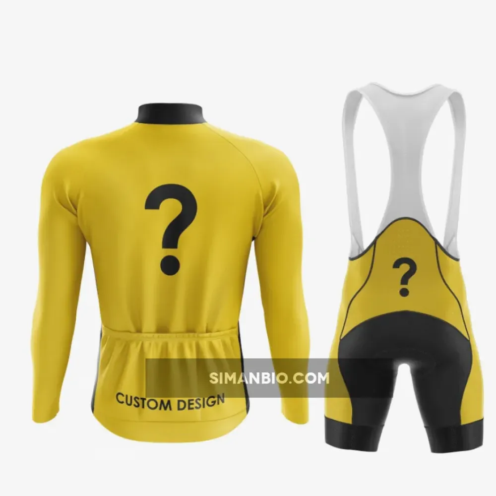 Custom Long Sleeve Cycling Jersey & Bib Shorts Kit