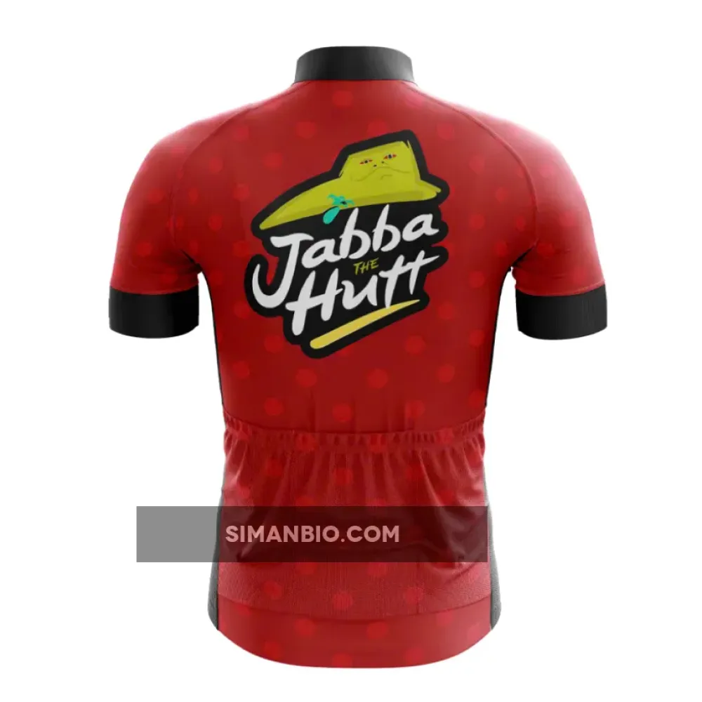 Red Jabba Hutt Custom Cycling Jersey Star Wars