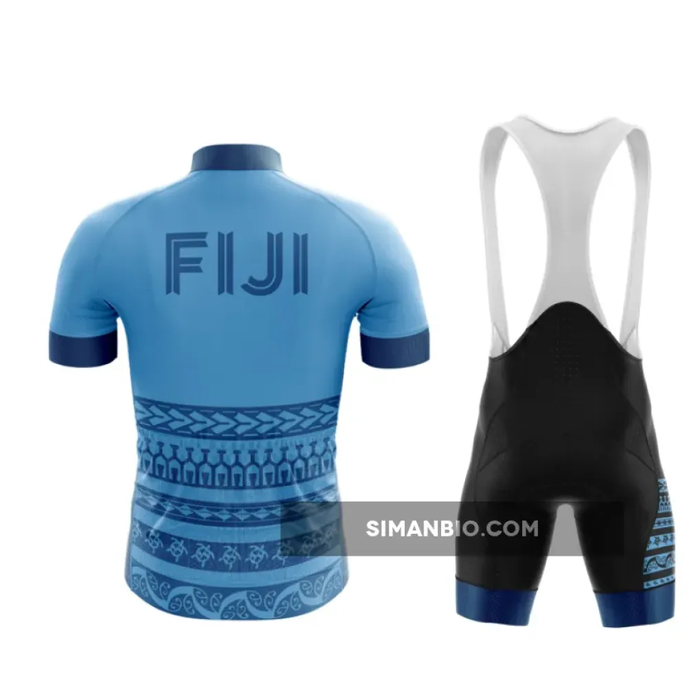Fiji Cycling Shorts & Shirt  Blue & Black