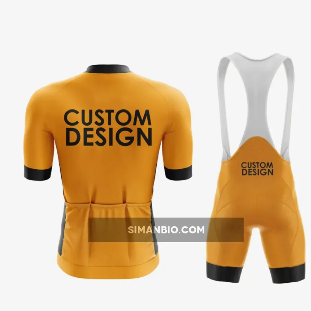 Sleek Yellow and White Triathlon Gear Kit