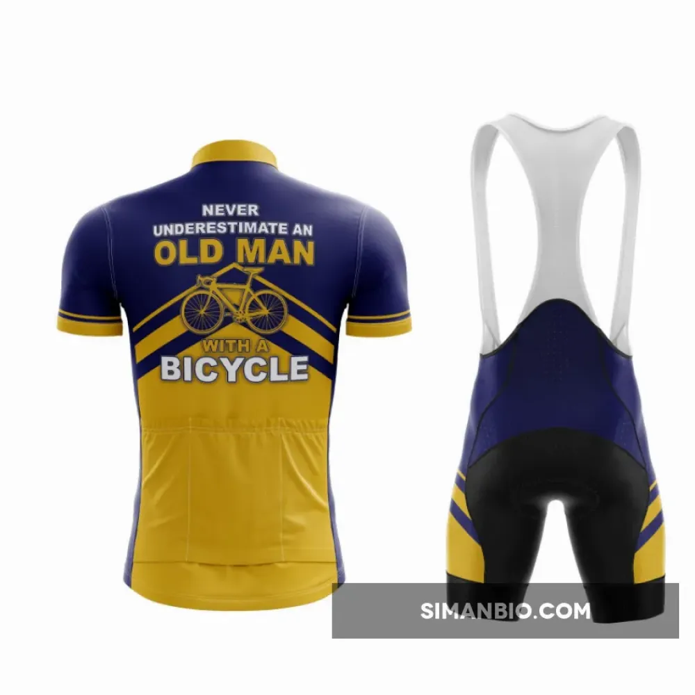 Vintage Charm  Gold and Purple Cycling Set