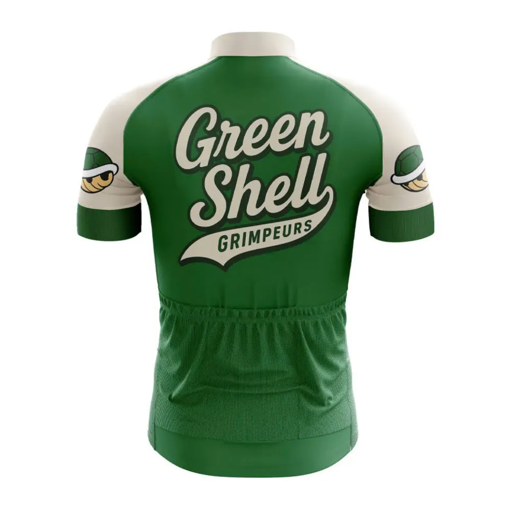 Green Shell Grimpeurs Cycling Jersey