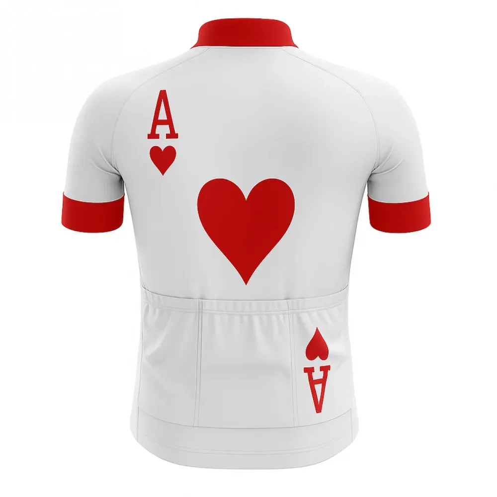 Ace of Hearts Playing Card Cycling Jersey