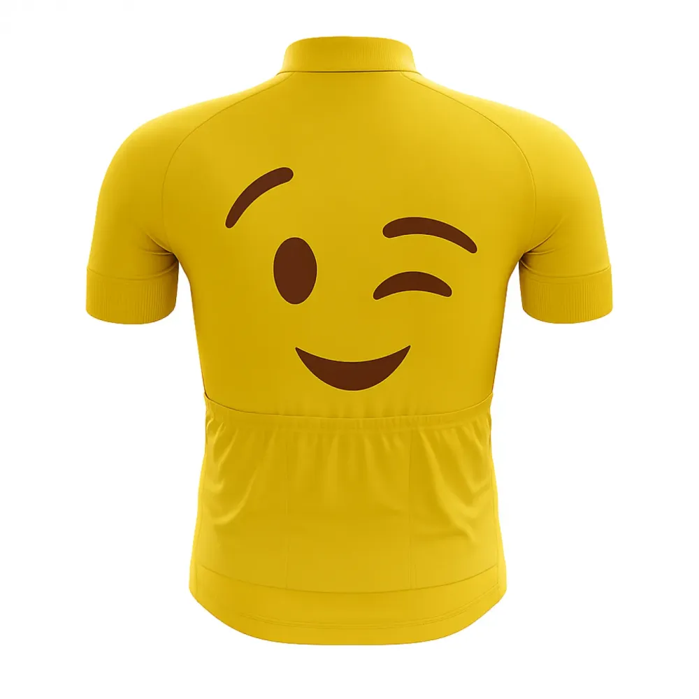 Winking Emoji Cycling Jersey
