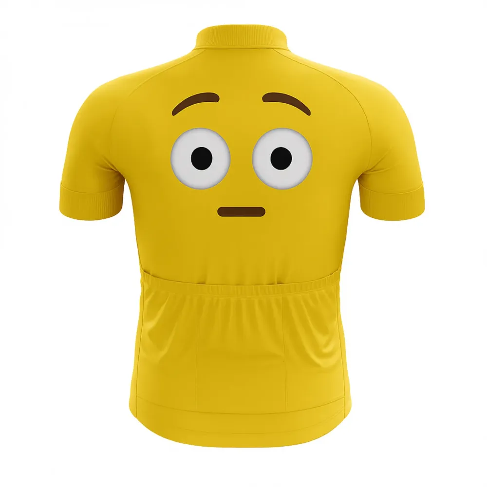 Wide Eyed Emoji Cycling Jersey